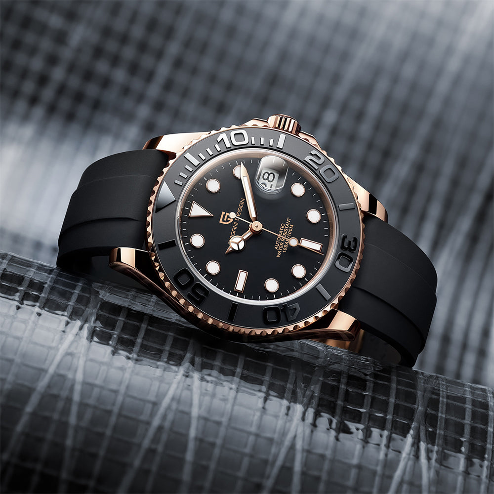 ▻ PD-1651 Rose Gold | Miyota 8215 | Sapphire Crystal | 316L