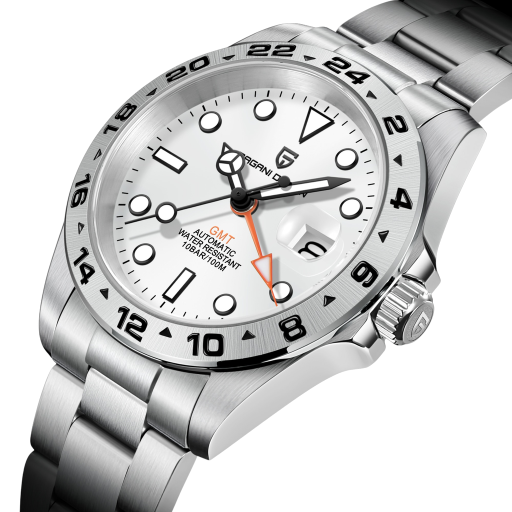 ▶️ PD-1762 GMT II: 316L Steel Sapphire Crystal NH34 10BAR