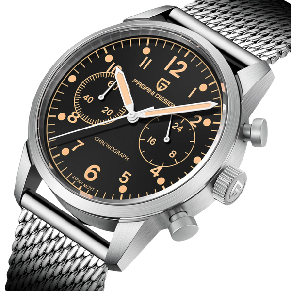 ヒクワノ様 ▷ PD-1708 | VK64 Quartz Movement | 316L Steel | 10BAR | 38mm