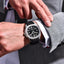 Man wearing a PD-YS031 watch combining his elegant suit.
